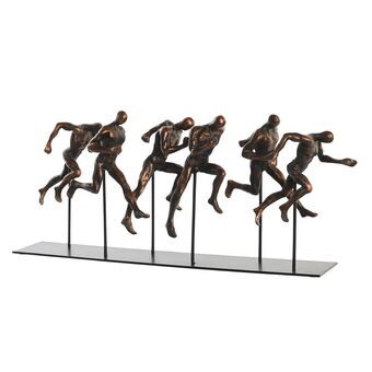 Dekorativ figur DKD Home Decor Metal Kobber Harpiks Moderne (43 x 11,5 x 19 cm)