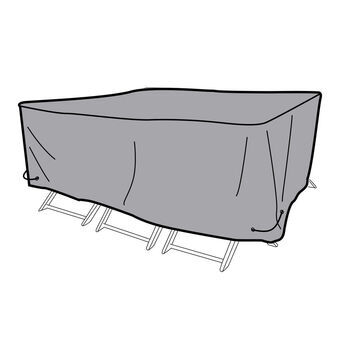 Beskyttende case DKD Home Decor Bord Sort Aluminium Mørkegrå (200 x 130 x 60 cm)
