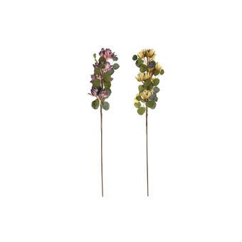 Dekorative Blomster DKD Home Decor Syren Gul (20 x 10 x 116 cm) (2 enheder)