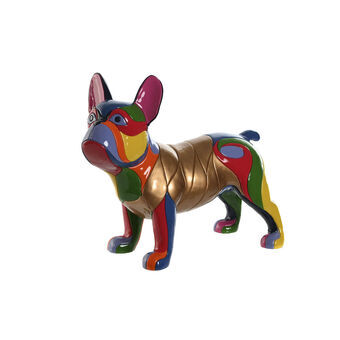 Dekorativ figur Home ESPRIT Multifarvet Hund 44 x 19 x 35,5 cm