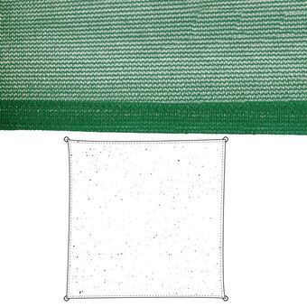 Klæde Markise 500 x 500 x 0,5 cm Polyetylen Grøn