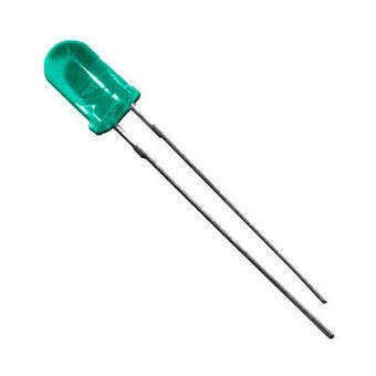 Diode Molgar LED Kunsthåndværk Grøn 5 mm 1,9 V