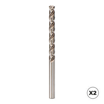 Metalbor Izar iz27443 Koma Tools DIN 338 Cylindriske Kort 2,5 mm (2 enheder)
