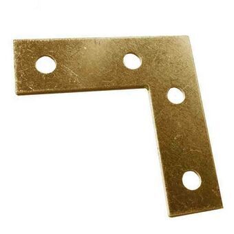 Vinkelmåler EDM Fast pris Rustfrit stål Bronze (120 x 17 x 1,2 mm)