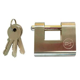 Nøgle hængelås EDM Sikkerhed Kobber (5,05 x 4,85 x 2 cm)