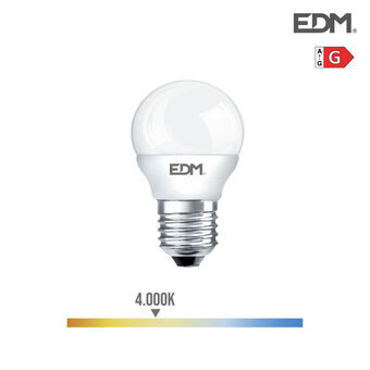 LED-lampe EDM E27 5 W G 400 lm (4000 K)