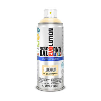 Spraymaling Pintyplus Evolution RAL 1015 400 ml Vandbaseret Light Ivory