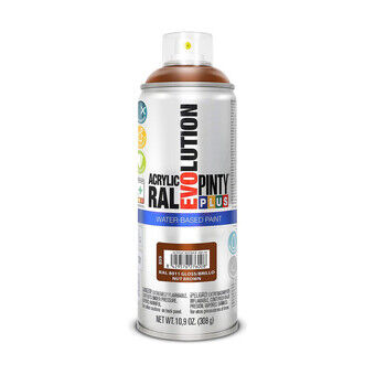 Spraymaling Pintyplus Evolution RAL 8011 Vandbaseret Nut Brown 400 ml