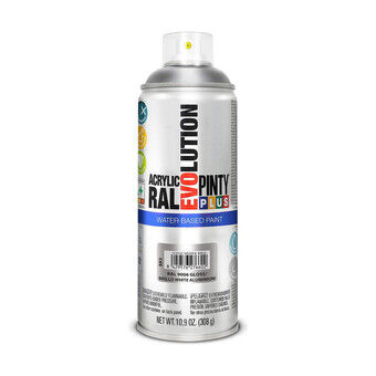 Spraymaling Pintyplus Evolution RAL 9006 Vandbaseret White Aluminium 400 ml