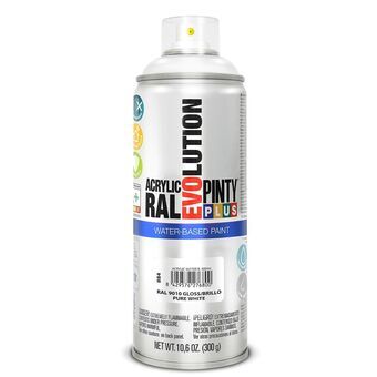 Spraymaling Pintyplus Evolution RAL 9010 400 ml Vandbaseret Pure White