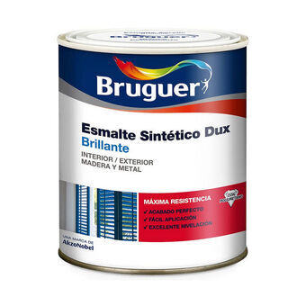 Syntetisk emalje Bruguer Dux 250 ml Sort