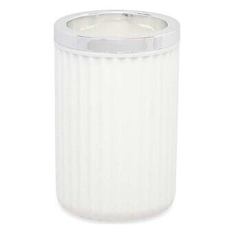 Glas Tandbørsteholder Hvid Plastik (7,5 x 11,5 x 7,5 cm)