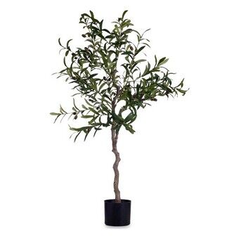 Dekorativ plante Oliven Grøn Plastik (85 x 150 x 85 cm)