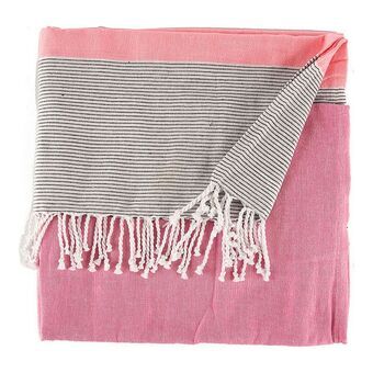 Multifunktionelt tæppe Striber Pink (160 x 200 cm)