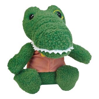 Plush legetøj til hunde Gloria Buky Krokodrille 24 x 20 cm Grøn