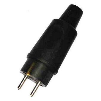 Socket plug EDM Sort IP44 16 A