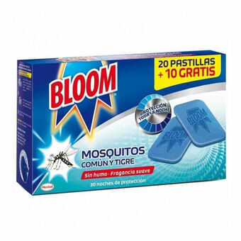 Frastøder til Almindelige Myg og Tigermyg Henkel Bloom Udskifter 30 pcs