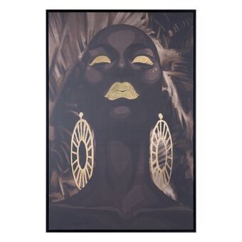 Lærred Afrikansk kvinde 83 x 123 cm