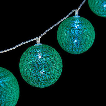 Guirlande med LED-kugler Ø 5 cm 2 m Grøn