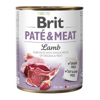 Våd mad Brit                                 Kylling Lam 800 g