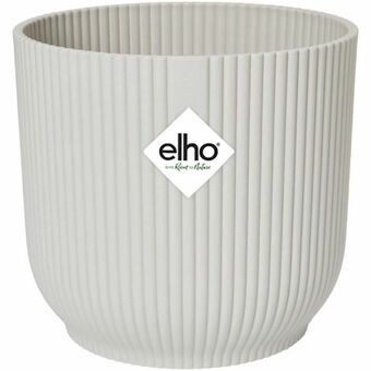 Urtepotte Elho   Ø 22 cm Hvid Plastik Cirkulær