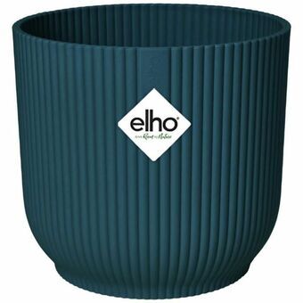 Urtepotte Elho   Ø 25 cm Cirkulær Mørkeblå Plastik