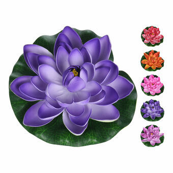 Dekorativ plante Kunstig 18 x 6,5 cm Lotusblomst