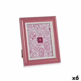 Fotoramme Krystal Pink Plastik (6 enheder) (2 x 26 x 21 cm)