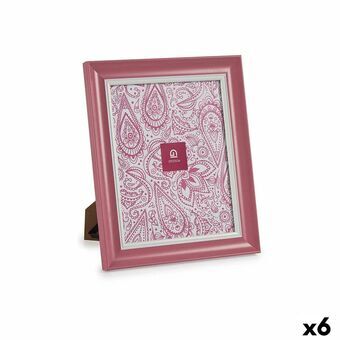 Fotoramme Krystal Pink Plastik (6 enheder) (2 x 31 x 26 cm)