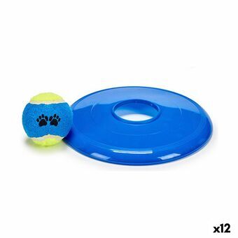 Sæt med legetøj til hunde Bold Frisbee Gummi polypropylen (12 enheder)