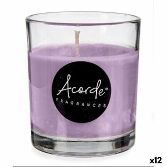 Duftlys Lavendel 7 x 7,7 x 7 cm (12 enheder)
