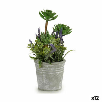 Dekorativ plante Blomstereng Kork Plastik 10 x 25 x 10 cm (12 enheder)