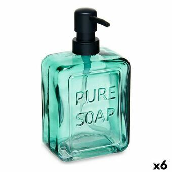 Sæbedispenser Pure Soap Krystal Grøn 570 ml (6 enheder)