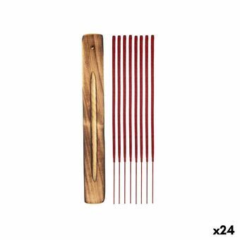 Røgelsessæt Bambus Røde Frugter (24 enheder)
