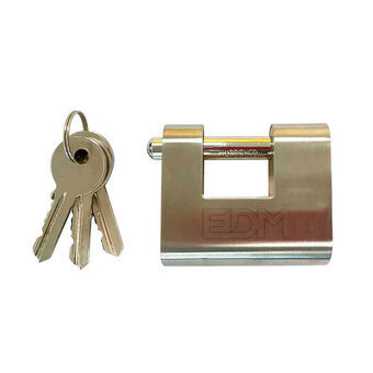 Nøgle hængelås EDM Sikkerhed Kobber (6 x 5,3 x 2,55 cm)