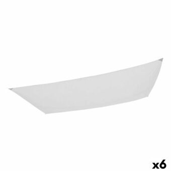 Markise Aktive Rektangulær 200 x 0,5 x 300 cm Polyester Hvid (6 enheder)