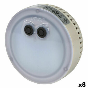 LED Lampe Intex 28503 Multifarvet (8 enheder)