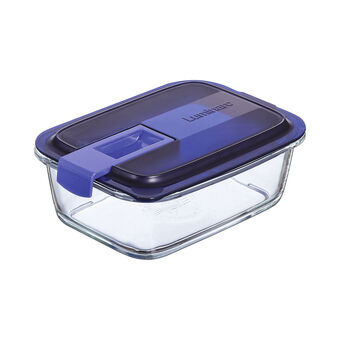 Hermetisk madkasse Luminarc Easy Box To-farvet Glas (820 ml)