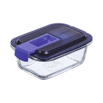 Hermetisk madkasse Luminarc Easy Box To-farvet Glas (380 ml)
