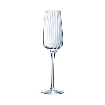 Sæt med glas Chef & Sommelier Symetrie Champagne 6 enheder Gennemsigtig Glas 210 ml