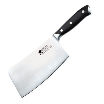 Stor madlavningskniv Masterpro BGMP-4304 17,5 cm Sort Rustfrit stål Rustfrit stål/Træ