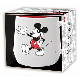Kom med boks Mickey Mouse Keramik 360 ml