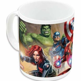 Krus The Avengers Infinity Hvid Keramik Rød (350 ml)