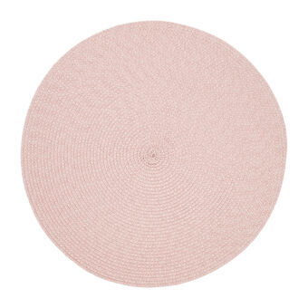 Dækkeservietter Quid Vita Pink Plastik (Ø 38 cm)