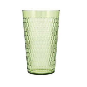 Glas Quid Viba Grøn Plastik 650 ml (12 enheder) (Pack 12x)