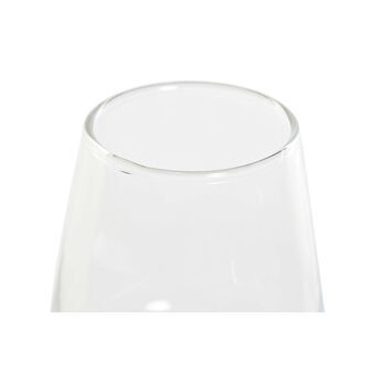Sæt med glas DKD Home Decor Gennemsigtig Krystal (250 ml) (6 pcs)