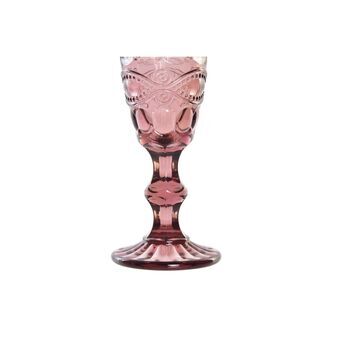 Champagneglas DKD Home Decor Krystal Pink (150 ml)