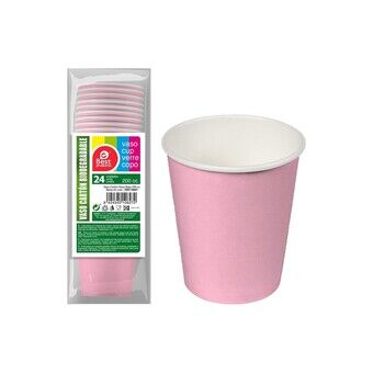 Glassæt Best Products Green Pink 200 cc Pap (24 Dele)