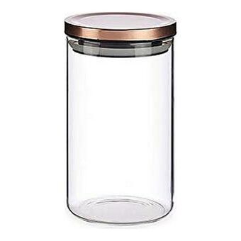Beholder Metal Gennemsigtig Kobber Glas 1 L