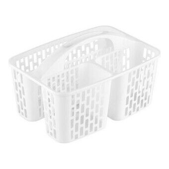 Multifunktionel organizer Confortime Hvid Plastik (30,5 x 22 x 13 cm)